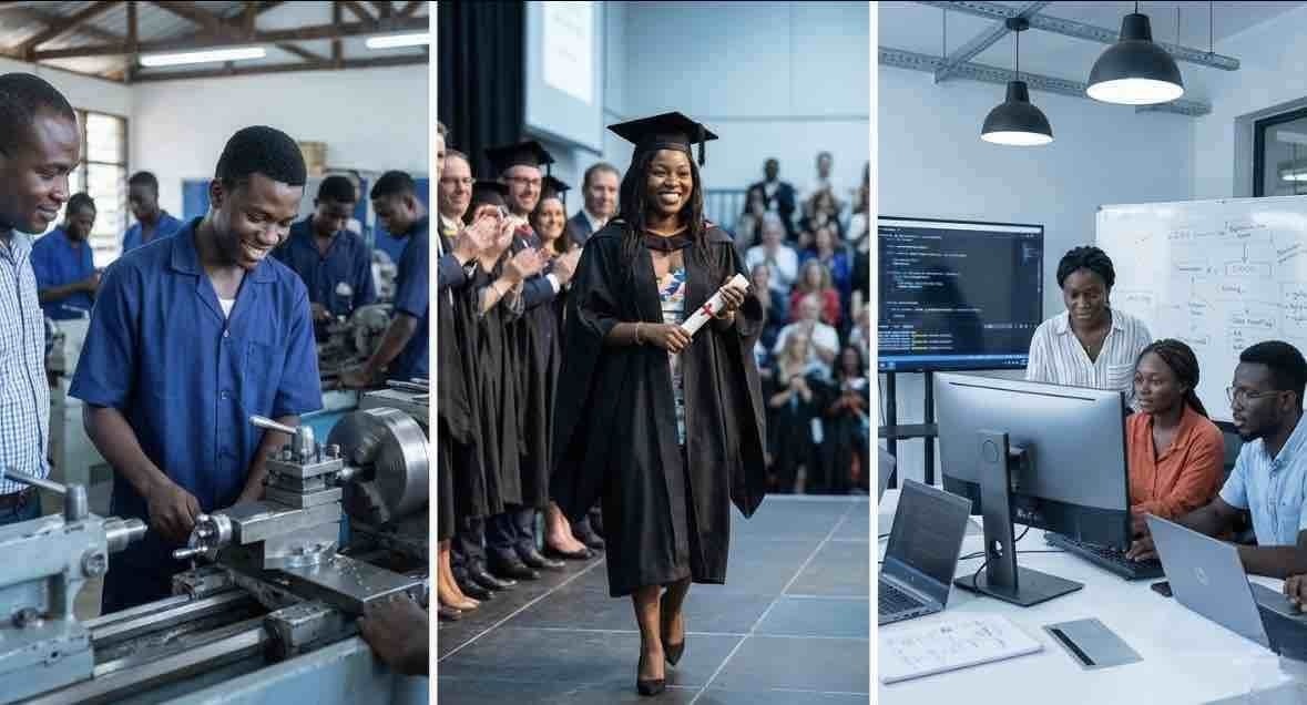 Student consultation with a recruiter