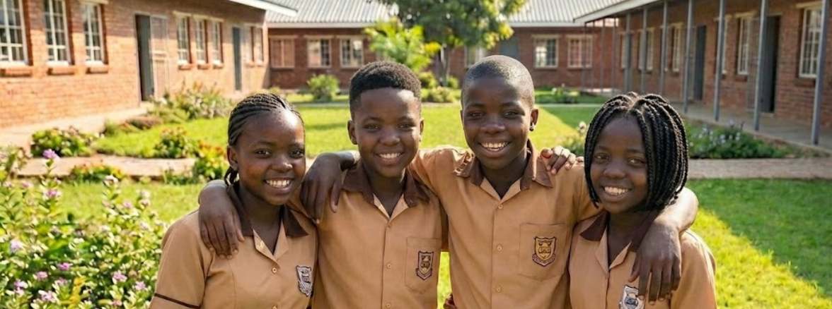 High school students on campus