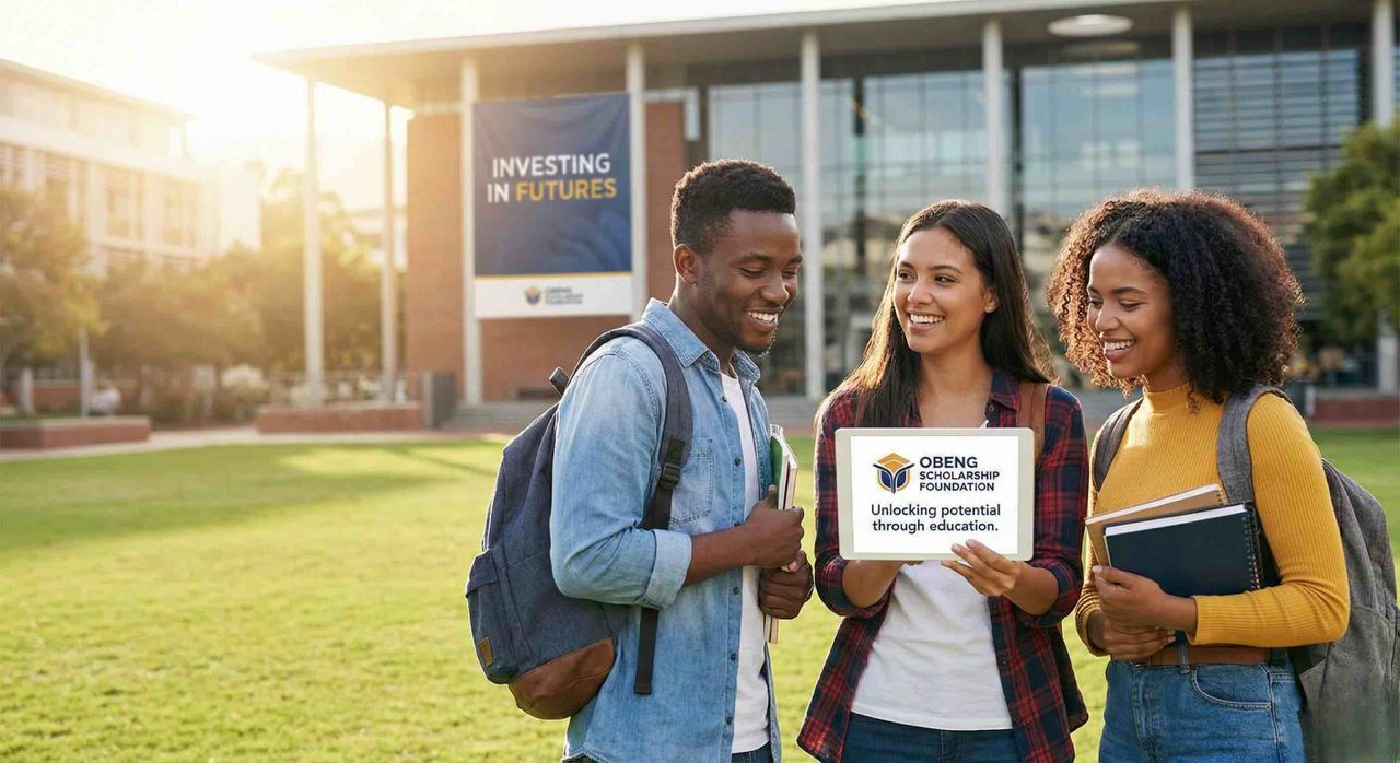 Students benefiting from scholarship support